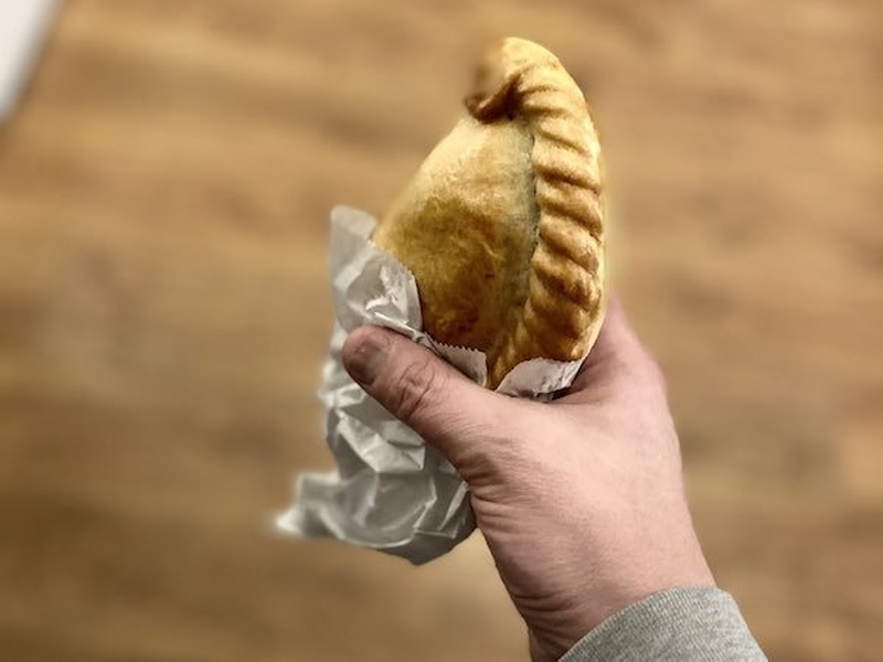 2021 02 28 A Hand Holding A Hm Pasty