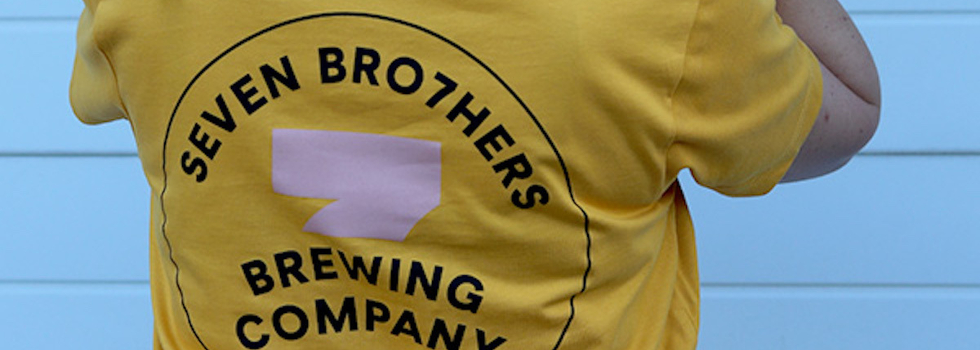 A Yellow T Shirt From Seven Bro7Hers Brewing Company Manchester