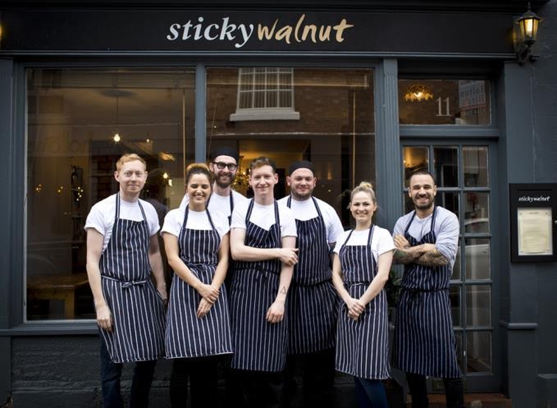 Sticky Walnut Staff