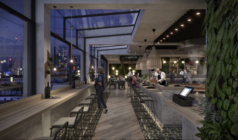 2019 11 01 Property Blackfriars Rooftop Restaurant Interior And View